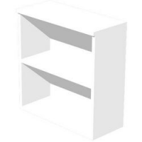 Mobile basso a giorno bianco 80X35X72