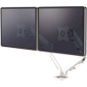 BRACCIO MONITOR DOPPIO SERIE EPPA BIANCO