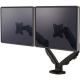 BRACCIO MONITOR DOPPIO SERIE EPPA NERO
