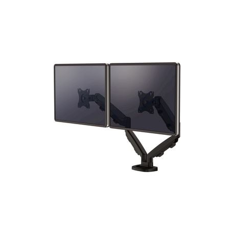 BRACCIO MONITOR DOPPIO SERIE EPPA NERO