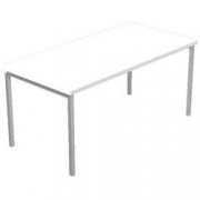 Scrivania 120x80 gamba ponte TW bianco