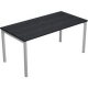Scrivania 180x80 gamba ponte TW  Nero