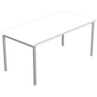 Scrivania 160x80 gamba ponte TW bianco