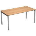 Scrivania 160x80 gamba ponte TW Faggio
