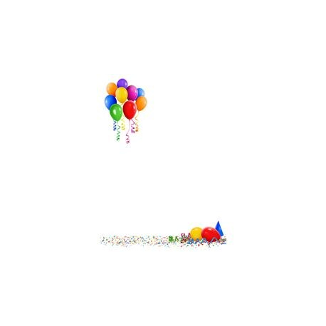 CARTA A TEMA PALLONCINI STAMPA LASER E INKJET DECADRY STAR A4 90G 20FF
