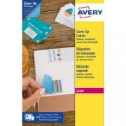 ETICHETTE COPRENTI PER PACCHI LASER AVERY 199.6 x 289.1MM 25PZ FSC