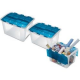 SCATOLA MULTIUSO HOME BOX 60 AZZURRO