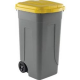BIDONE GRIGIO 100L RACC. DIFF. COPERCHIO GIALLO DL