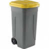 BIDONE GRIGIO 100L RACC. DIFF. COPERCHIO GIALLO DL
