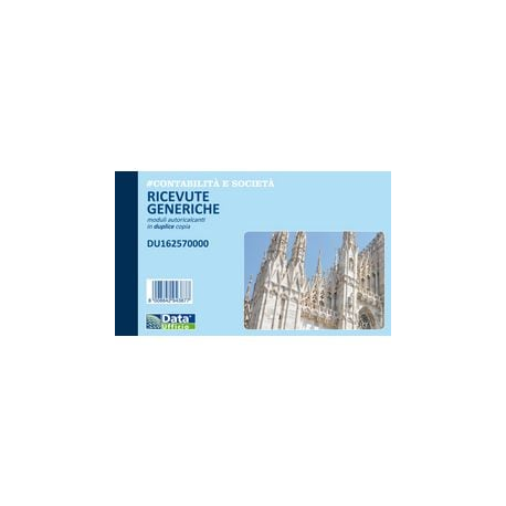 BLOCCO RICEVUTE GEN. 50FF 2C 16.8X10CM