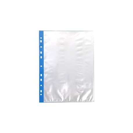 PORTALISTINO CON FORATURA BLU 20 BUSTE
