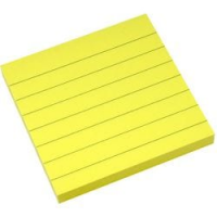 CF12 NOTES 75X75 MM RIGHE GIALLO 80FF