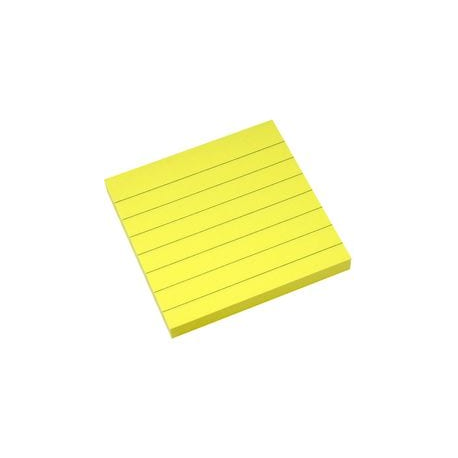 CF12 NOTES 75X75 MM RIGHE GIALLO 80FF