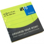 CF12 NOTES 75X75 MM RIGHE VERDE 80FF