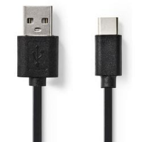 USB 2.0-CAVO C MAS-A MAS NEDIS 1M NERO