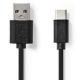 USB 2.0-CAVO C MAS-A MAS NEDIS 1M NERO