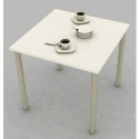TAVOLO COFFEBREAK BIANCO 78X80X72H