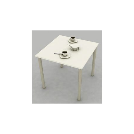 TAVOLO COFFEBREAK BIANCO 78X80X72H