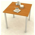 TAVOLO COFFEBREAK NOCE CHIARO 78X80X72D