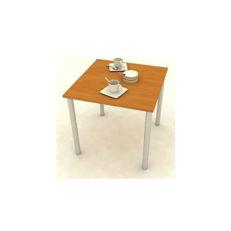 TAVOLO COFFEBREAK NOCE CHIARO 78X80X72D
