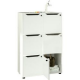LIBRERIA EASY CUBE BIANCO 80X40X121H
