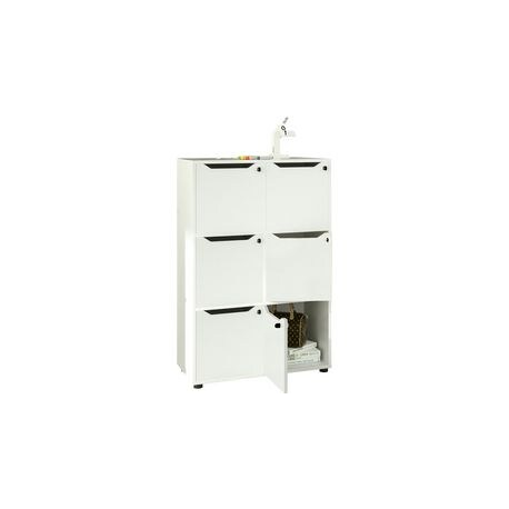 LIBRERIA EASY CUBE BIANCO 80X40X121H