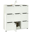 LIBRERIA EASY CUBE BIANCO 119X40X121H