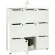 LIBRERIA EASY CUBE BIANCO 119X40X121H