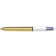 PENNA 4 COLORI GOLD SHINE BIC