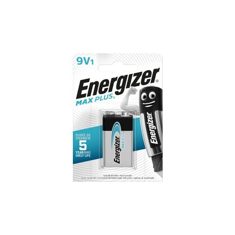 PILA ALCALINA ENERGIZER MAX PLUS 9V