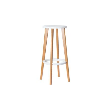 COPPIA SGABELLI FAGGIO E NERO PAPERFL