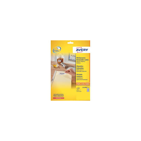 ETICHETTE RIMOVIBILI LASER E INKJET AVERY 99.1X42.3MM 300PZ