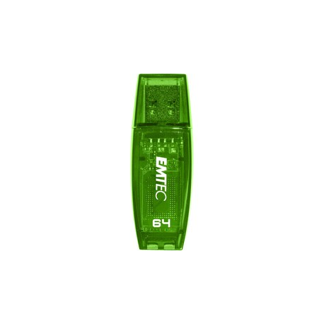 USB FLASH 2.0 C410 EMTEC BULK 64GB GREEN