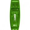 USB FLASH 2.0 C410 EMTEC BULK 64GB GREEN