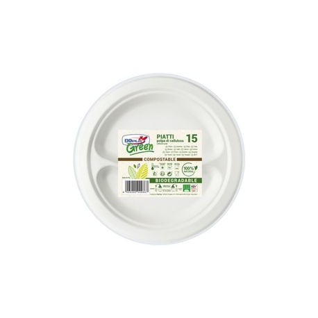 CF15 PIATTI 3 SCOMP. CELLULOSA DOPLA