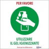 CF2 AVERY ETICH. A4 "UTILIZZARE IL GEL IGIENIZZANTE"