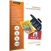 CF25 POUCHES FELLOWES LUCIDE A3 80MC