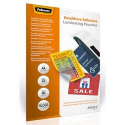 CF25 POUCHES FELLOWES ADESIVE A4 80MC