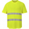 T-SHIRT HI-VI GIALLA M C COT POL  3XL DL