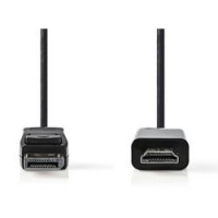 CAVO NEDIS DISPLAYPORT - HDMI 2M NO