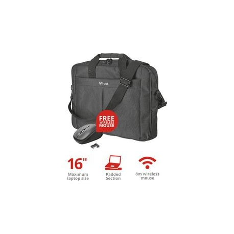 PRIMO BORSA NOTEBOOK 16"+MOUSE WIRELESS TRUST