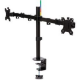 BRACCIO PORTA MONITOR DUAL SMARTFIT ERGO L NERO KENSINGTON