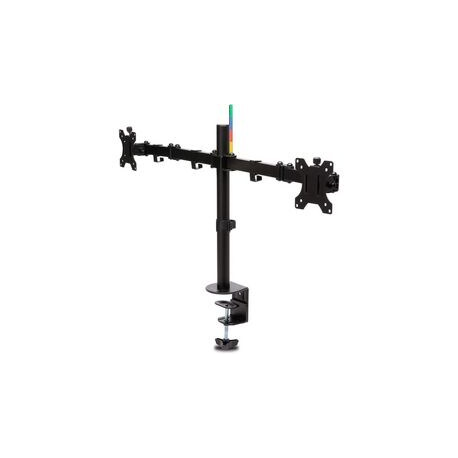 BRACCIO PORTA MONITOR DUAL SMARTFIT ERGO L NERO KENSINGTON