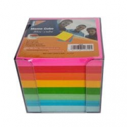 CUBO NON COLLATO CM 9X 9×9 - COLORI ASSORTITI - 800 FF- CON CONTENITORE - CARAT 80 GSM