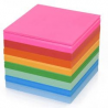 CUBO COLLATO CM 9 X 9 X 9 - COLORI ASSORTITI  - 800 FF - SENZA CONTENITORE - CARTA 80 GSM