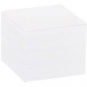 CUBO COLLATO CM 9 X 9 X 9 - BIANCO - 800 FF - SENZA CONTENITORE CARTA 80 GR GSM