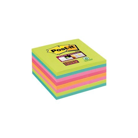 CUBO NEON POST-IT 8X45FF POST-IT SUPER STICKY
