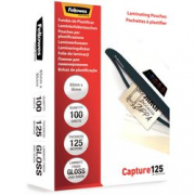 CF100 POUCHES FELLOWES  65X95MM 125MC