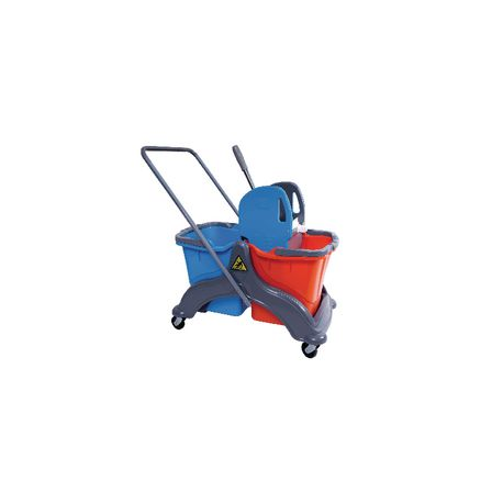 CARRELLO PULIZIA 2 SECCHI 25+25LT