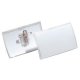 PORTABADGE CLIP E SPILLA 25 PZ 54X90MM